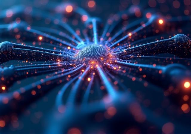 Visualisierung von künstlicher Intelligenz und Datenströmen